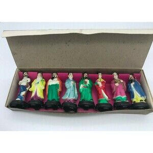 EIGHT IMMORTALS OF CHINESE MYTHOLOGY 8 Fairies of Ancient Chinese Tale Hong Kong